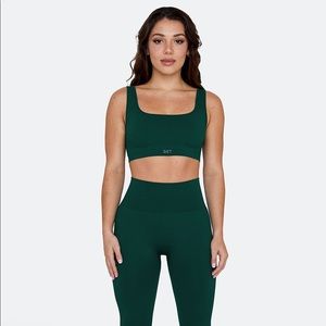 Set Active SCULPTFLEX® Ribbed Box Cut Top Mojito Size S